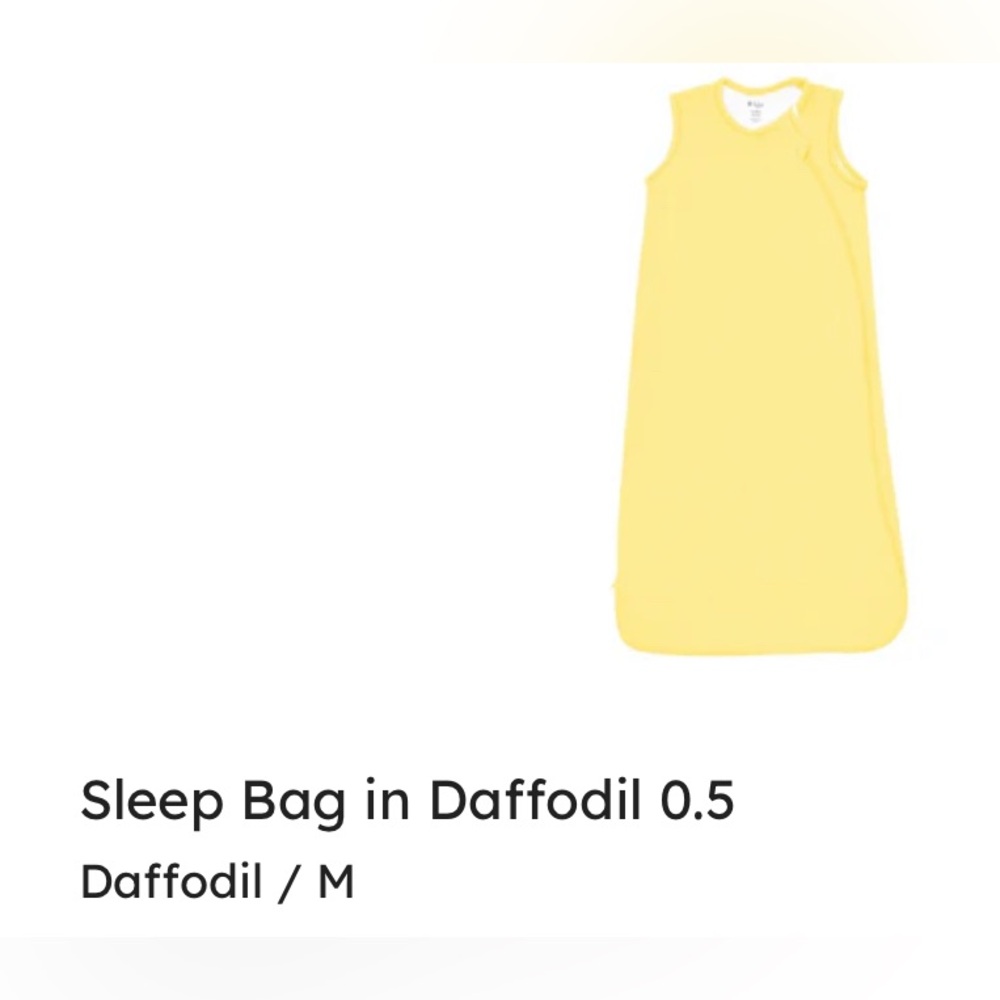 Kyte BABY Sleep Bag, Daffodil, 0.5 TOG / Sz M (6-18 mo)